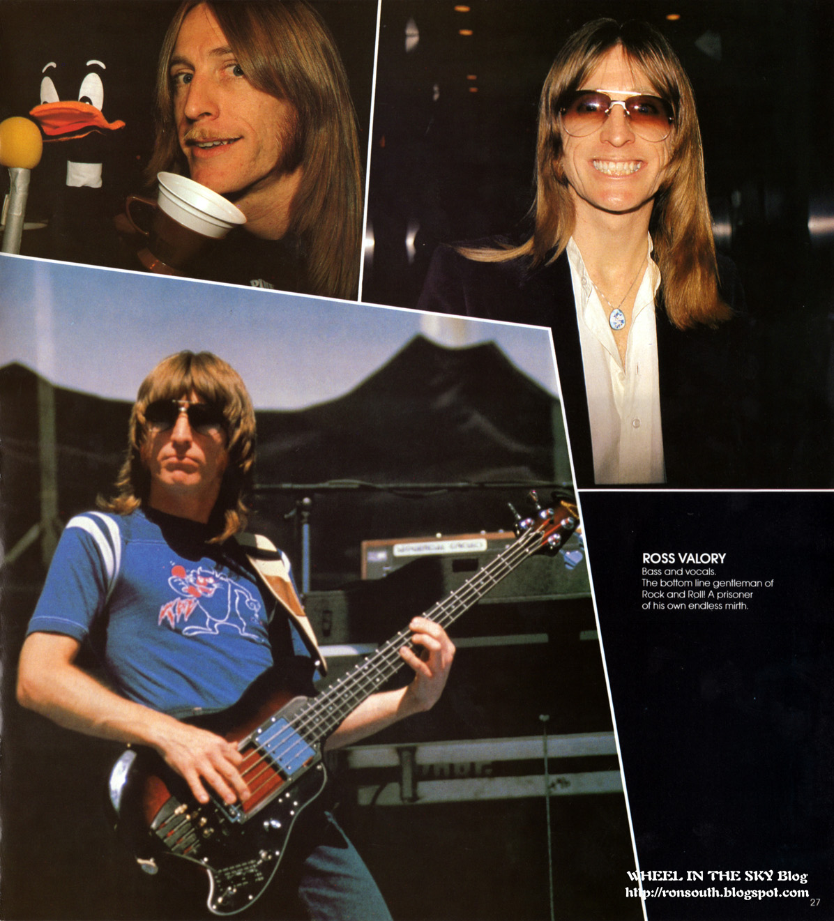 WHEEL IN THE SKY Journey's Escape Tour 19811982 Tour Book Program