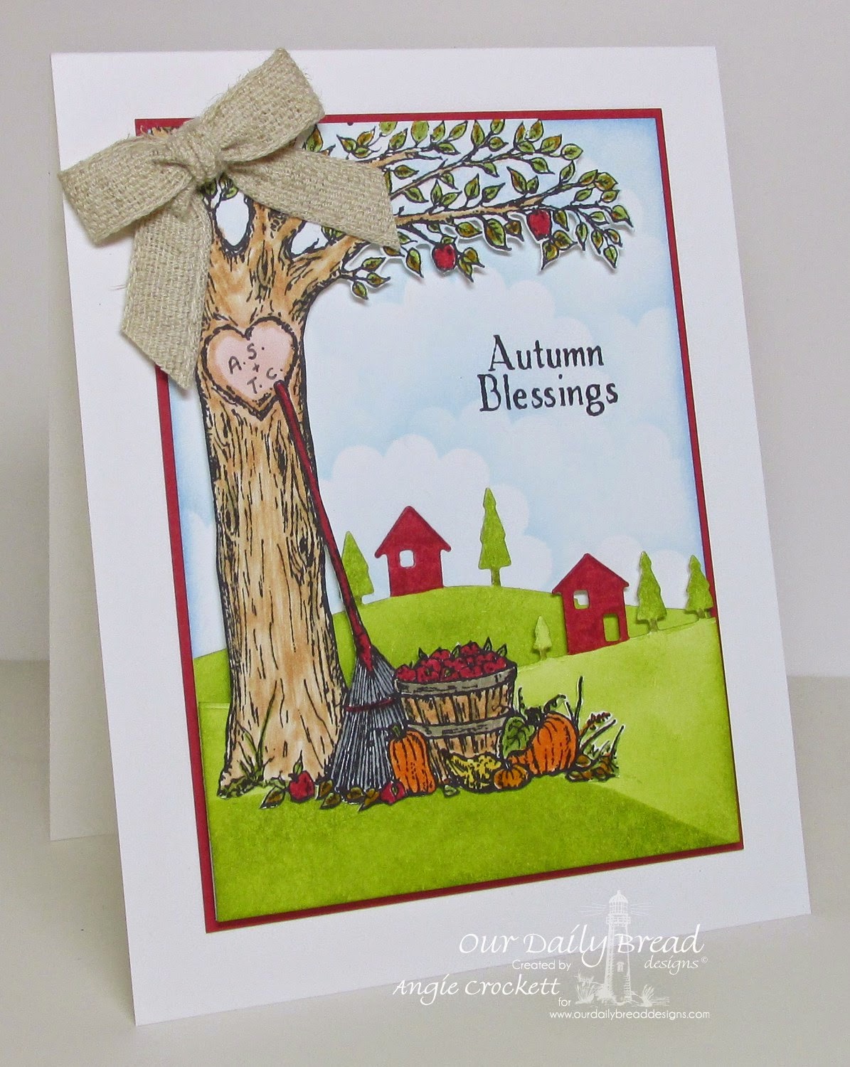 ODBD Autumn Tree, Card Designer Angie Crockett