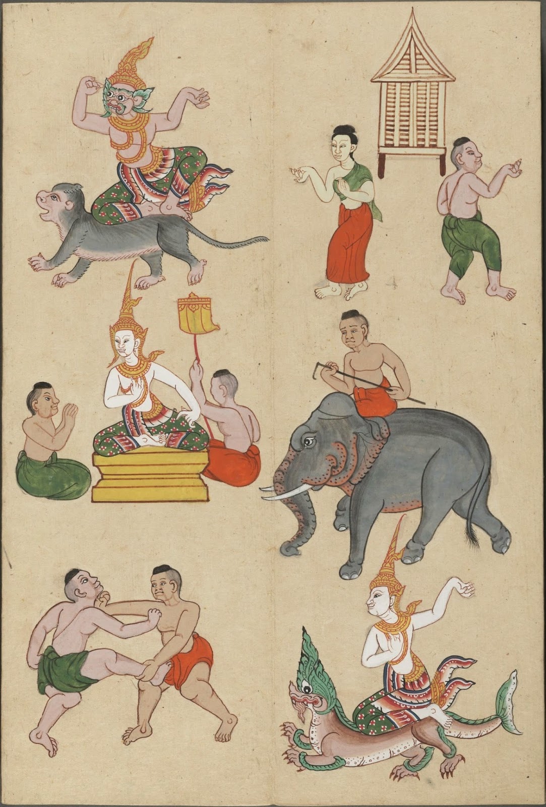 zodiac sigils indicating Thai Year of the Monkey