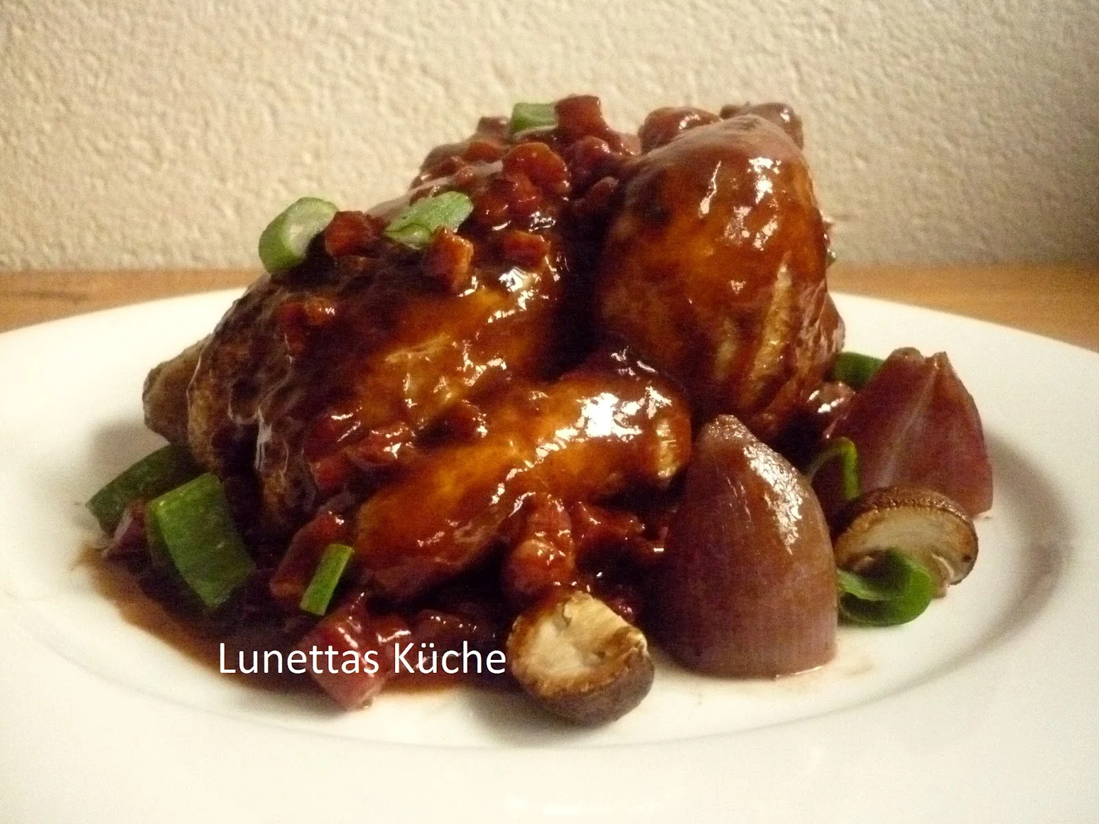 Coquelet au vin