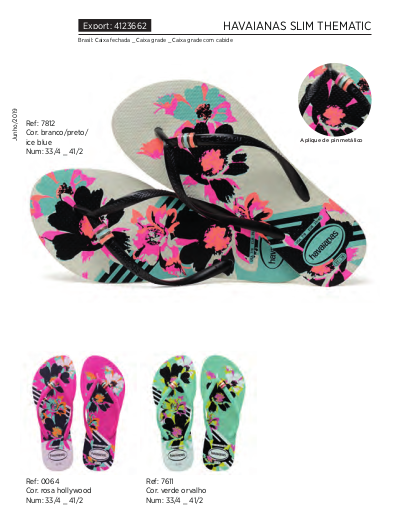 chinelo havaianas coleção 2019