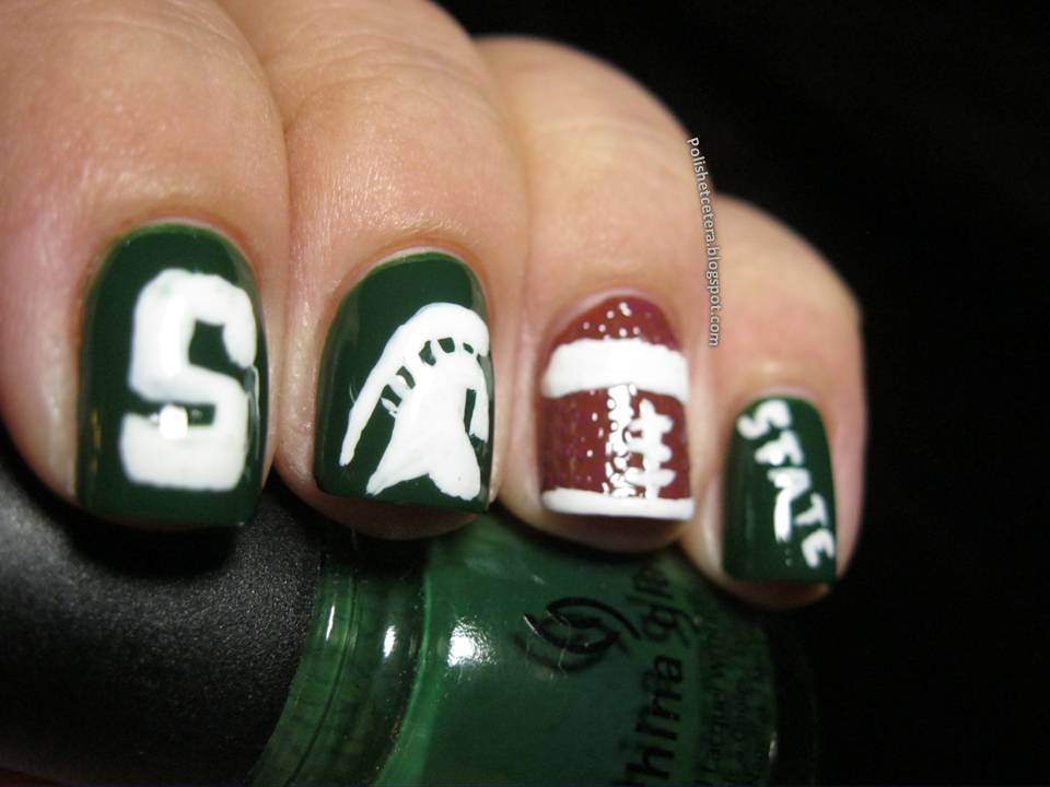College Football Nail Art! Polish Etc.