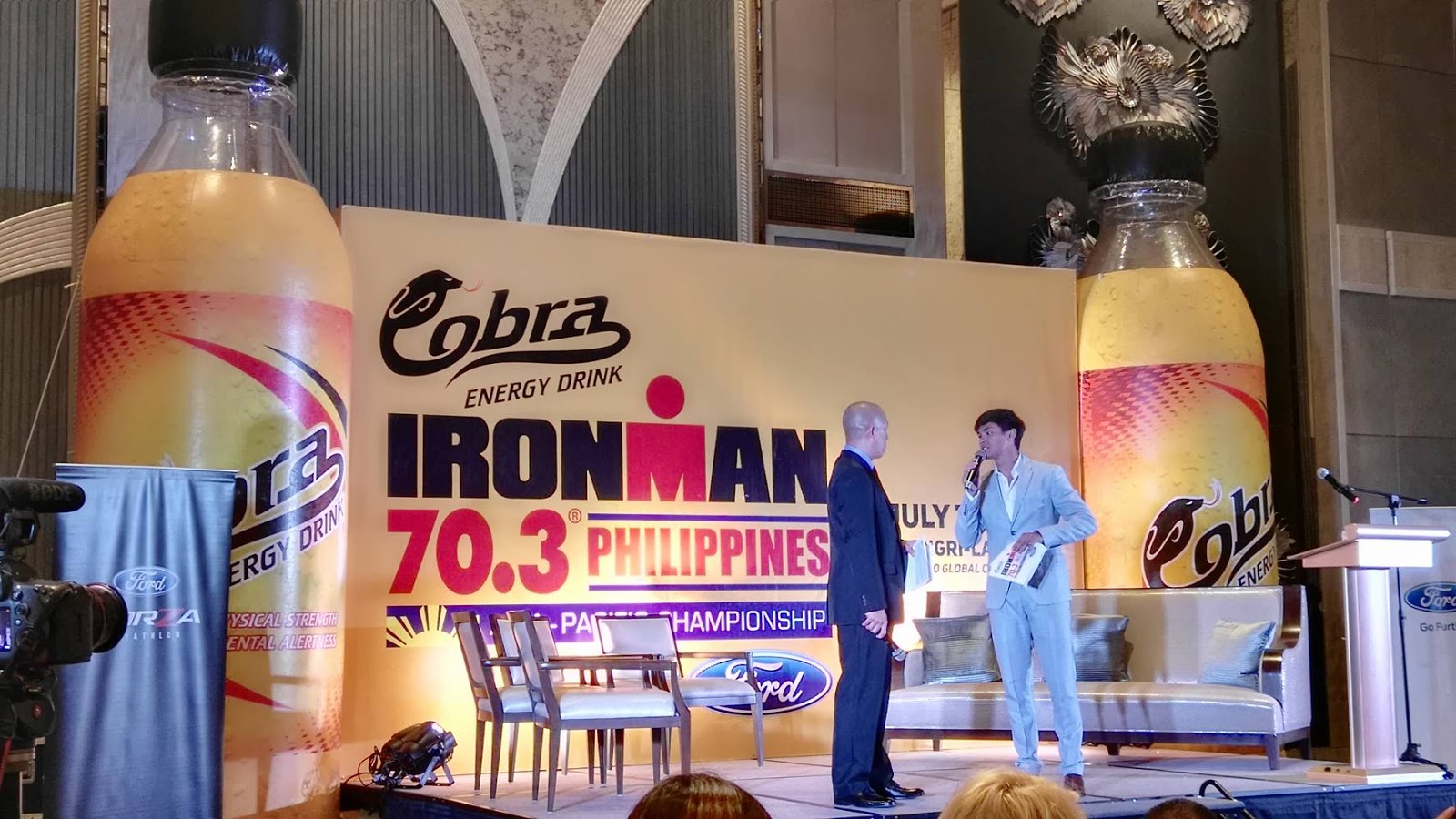 Lemon GreenTea Cobra Energy Drink Ironman 70.3 Asia Pacific draws
