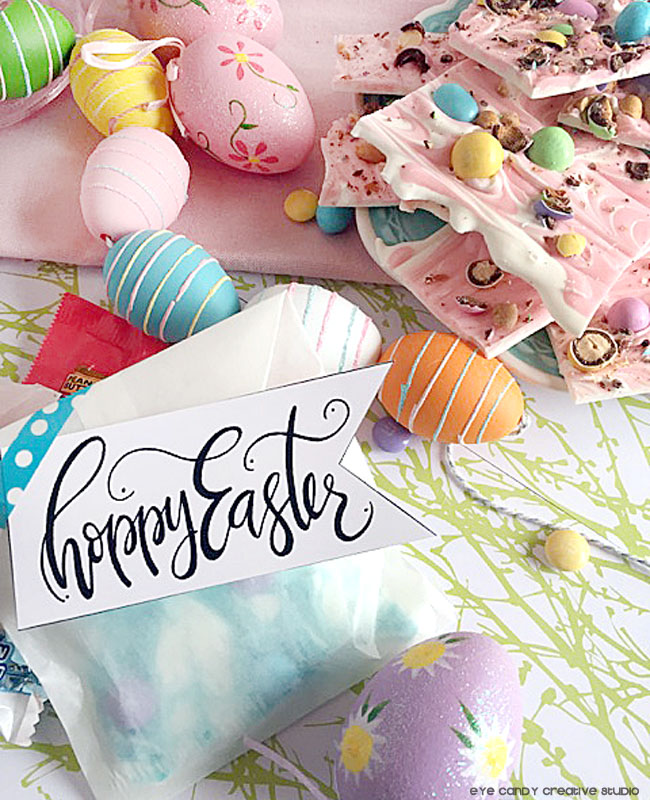 hoppy easter, spring moments, the hunt is on, M&M'S®, habd lettered