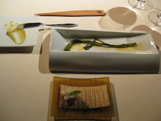 San Sebastian - Mugaritz - crunch paper and spinach