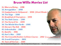 bruce willis movies list, tv shows, video game, complete filmography, still