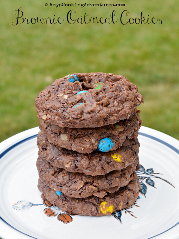 Brownie Oatmeal Cookies