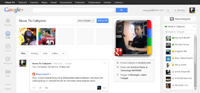 Tampilan baru Google+ Plus