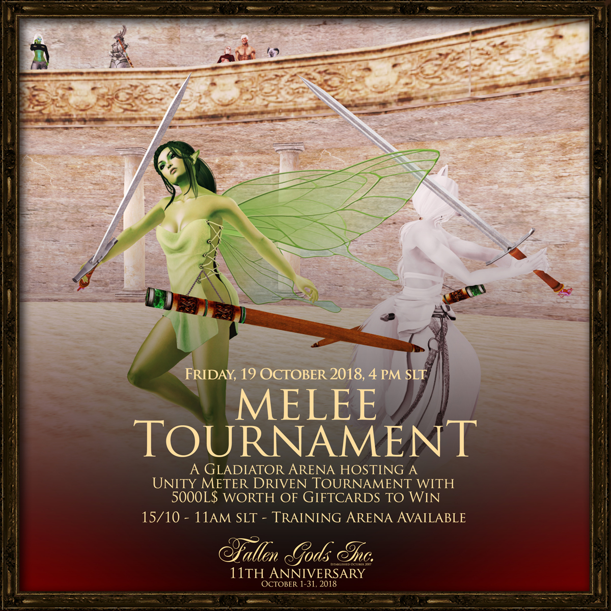 Fallen Gods Inc. Activites Melee Tournament