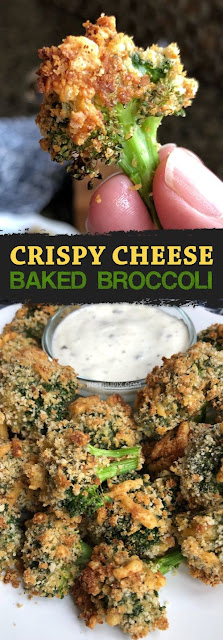 The Best Crispy Cheese Baked Broccoli Recipe