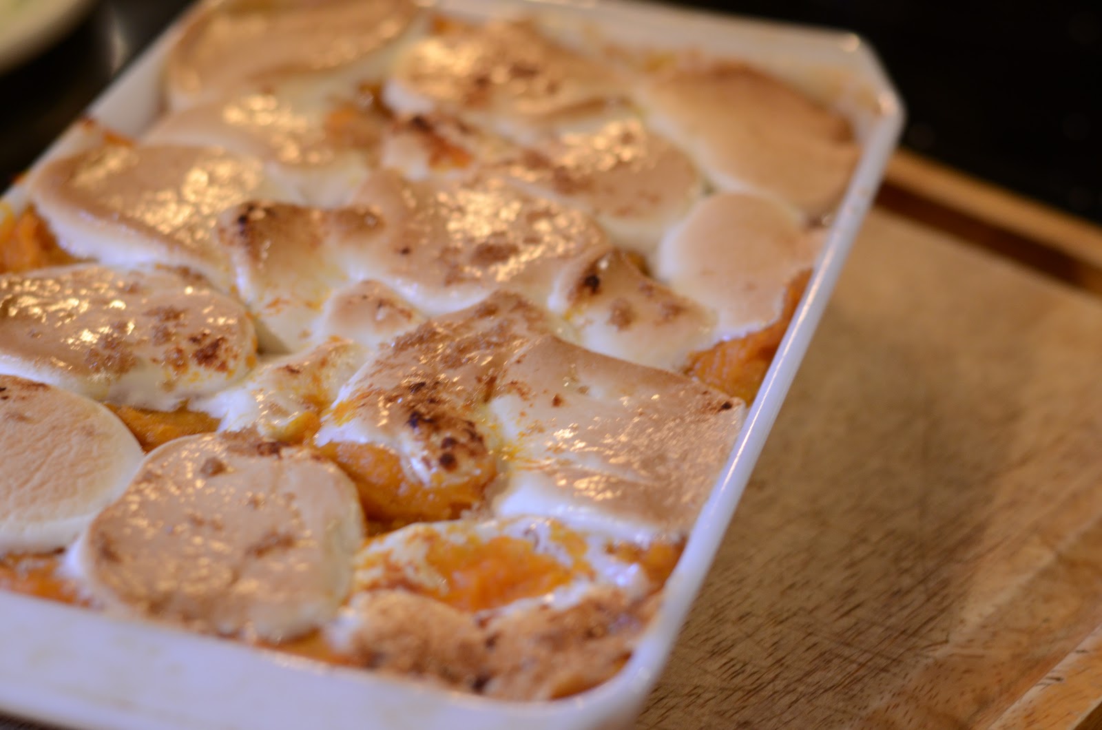 Food for Flicks Twice Baked Yam Casserole