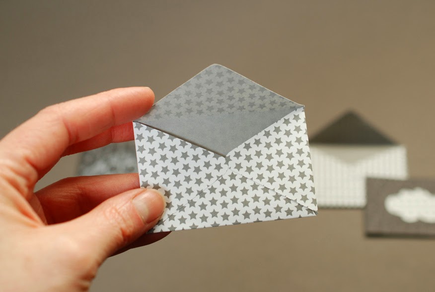 Mini-enveloppes et carnet home made avec les papiers Paper Touch de  Clairefontaine - Hello June