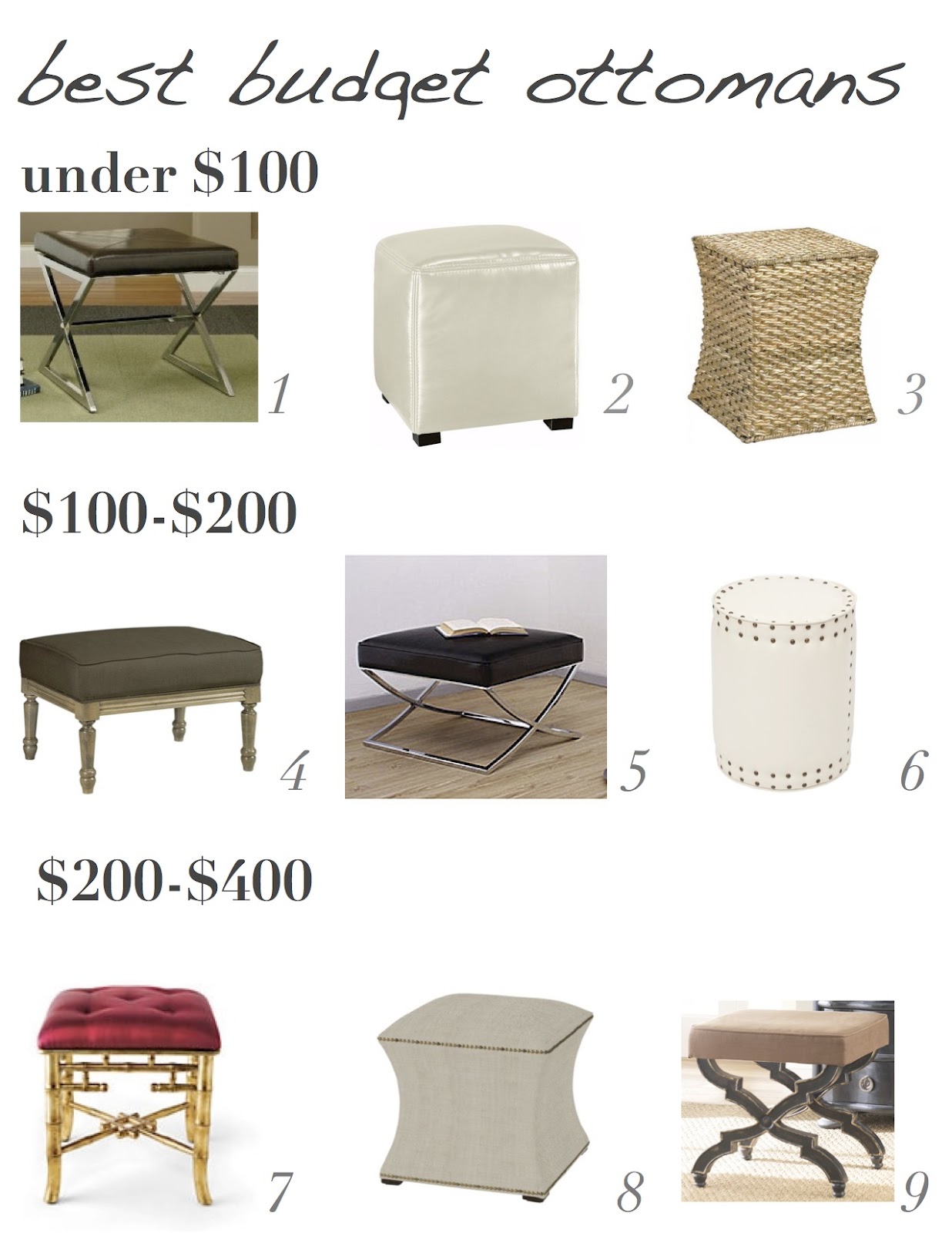 design dump my favorite budget ottomans