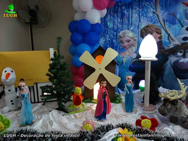 Festa infantil Frozen - Decoração de aniversário