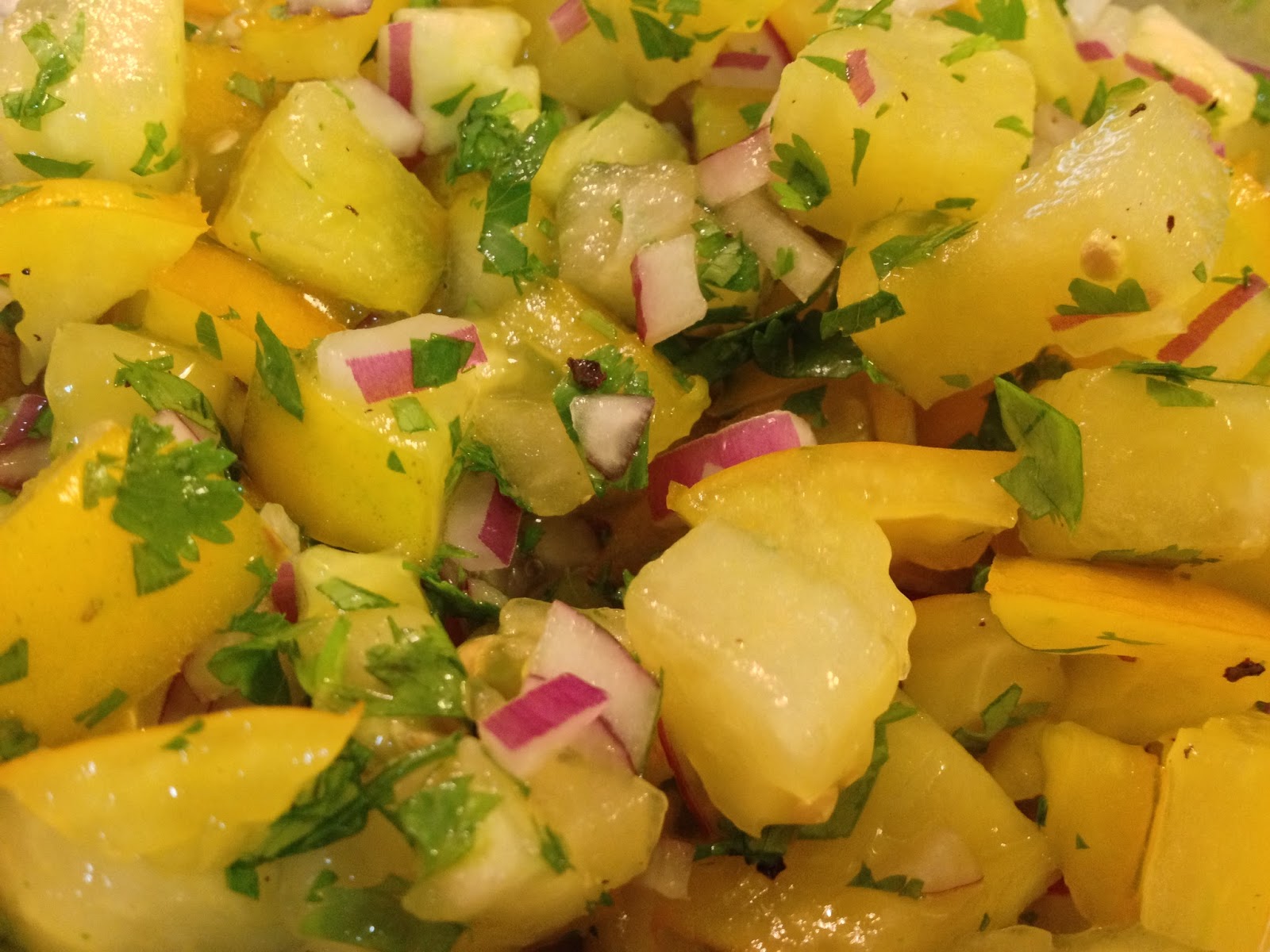 Corcoran Street Kitchen Yellow Tomato Salsa
