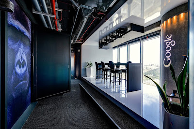 Decoración de interior de oficinas de Google en Tel aviv