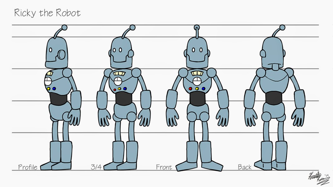Kristal Koen's Art Portfolio Robot Character Design