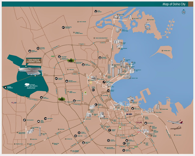 Doha map
