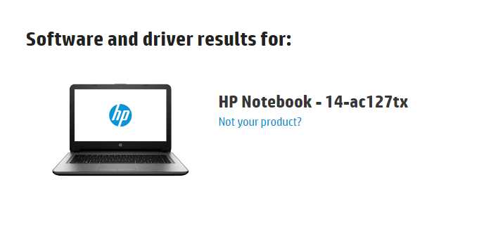 Download Driver Laptop HP Notebook - 14-ac127tx : Windows 7