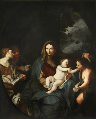 Virgin and Child with Saint John the Baptist, Elisabetta Sirani Virgin and Child with Saint John the Baptist, Elisabetta Sirani