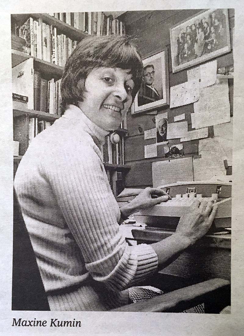 The Typewriter Revolution blog Typewriters of the Times Maxine Kumin