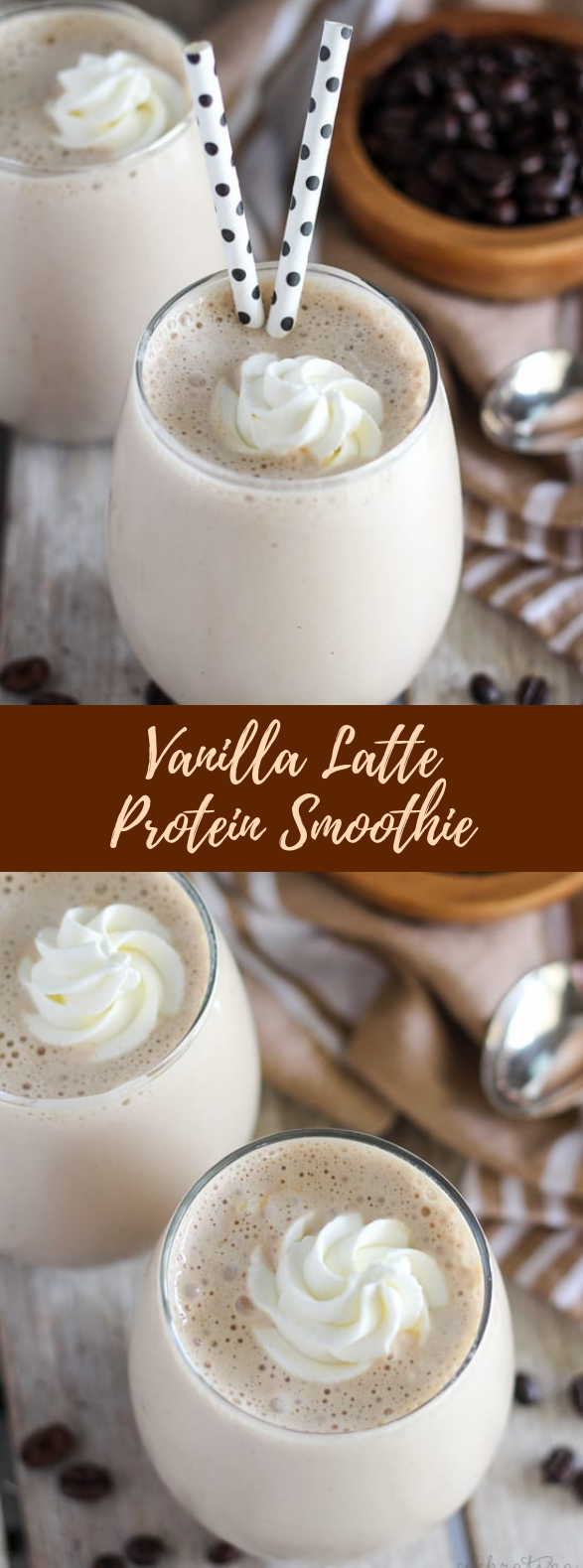VANILLA LATTE PROTEIN SMOOTHIE #Drinks #Smoothie VANILLA LATTE PROTEIN SMOOTHIE #Drinks #Smoothie