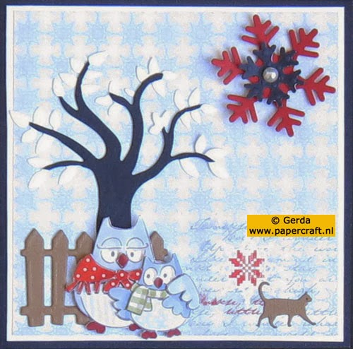 PaperCraft's News: Kerstkaart met Creatable Boom Marianne Design