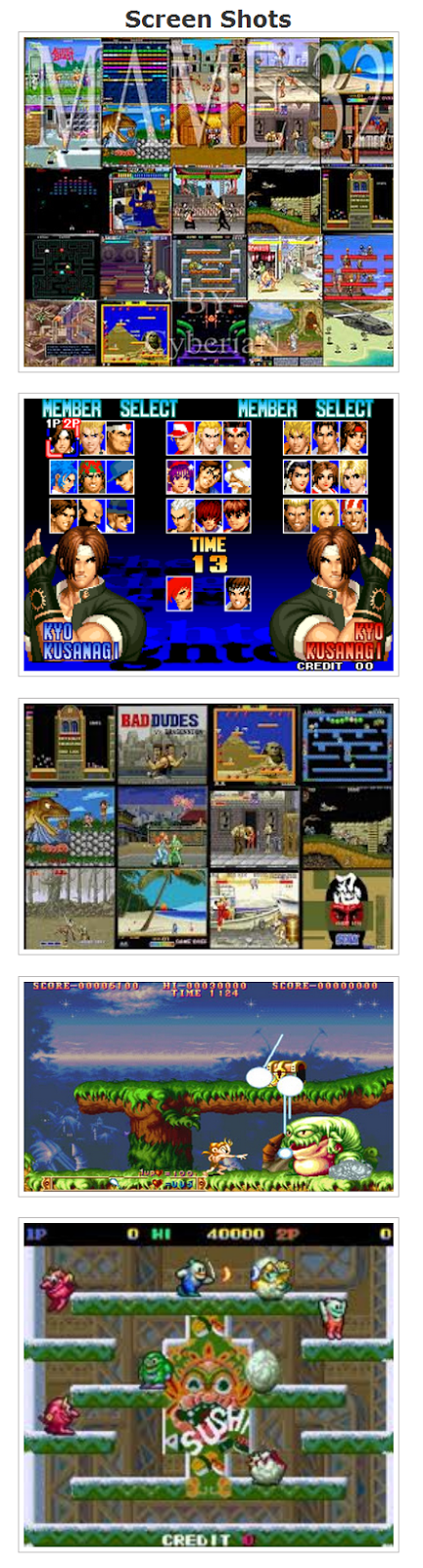 Mame32 Classic Arcade With Over 1400 Working Games RePack
