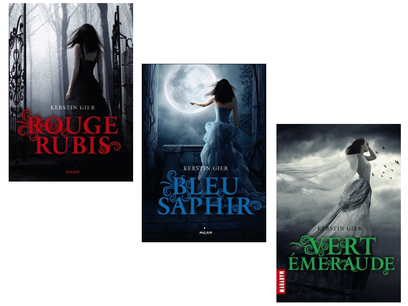 Rouge Rubis Vert Emeraude Bleu Saphir Amelia Fille Au Quotidien: Chronique Livre : Rouge Rubis/Bleu Saphir