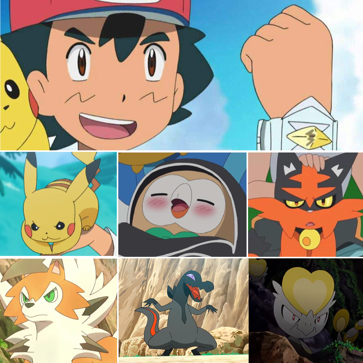 A Equipe de Ash em Unova