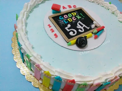 Torta fine Scuola©L.Martire Oggivicucinocosì
