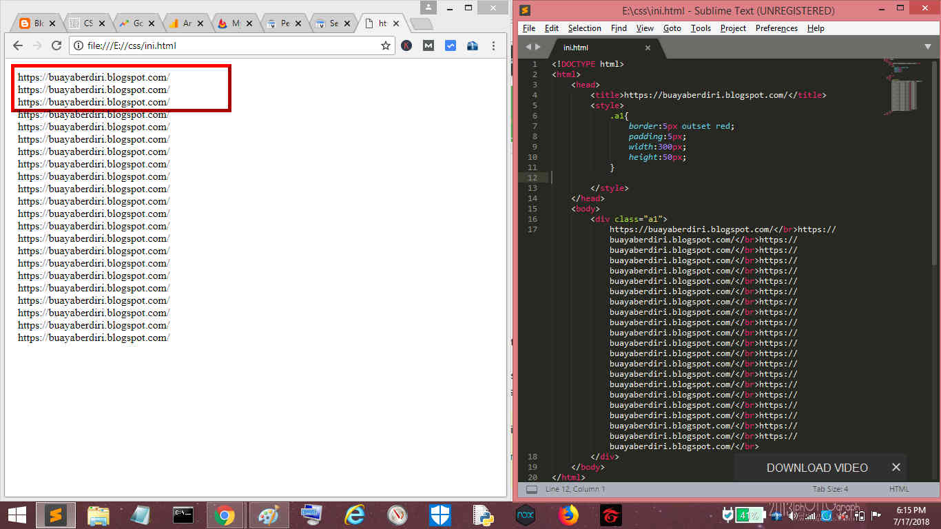 CSS OVERFLOW Belajar CSS Dasar