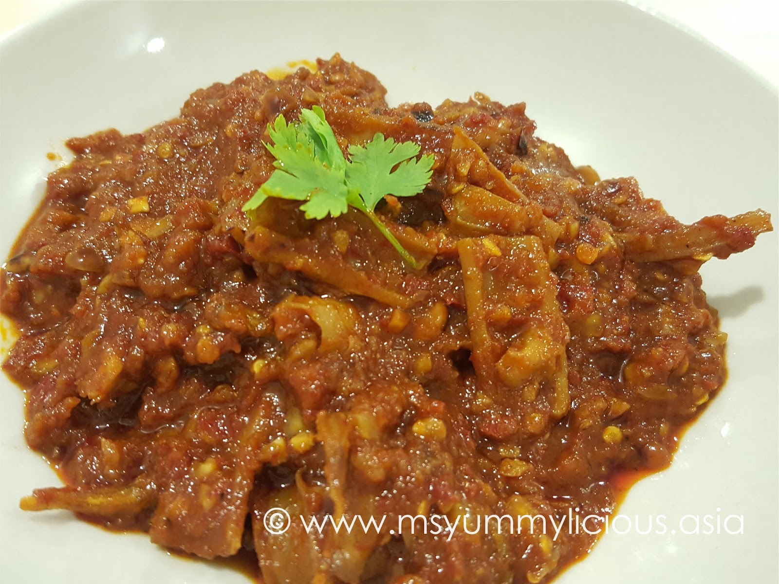 Dried Cuttlefish Sambal Yummylicious + Babylicious