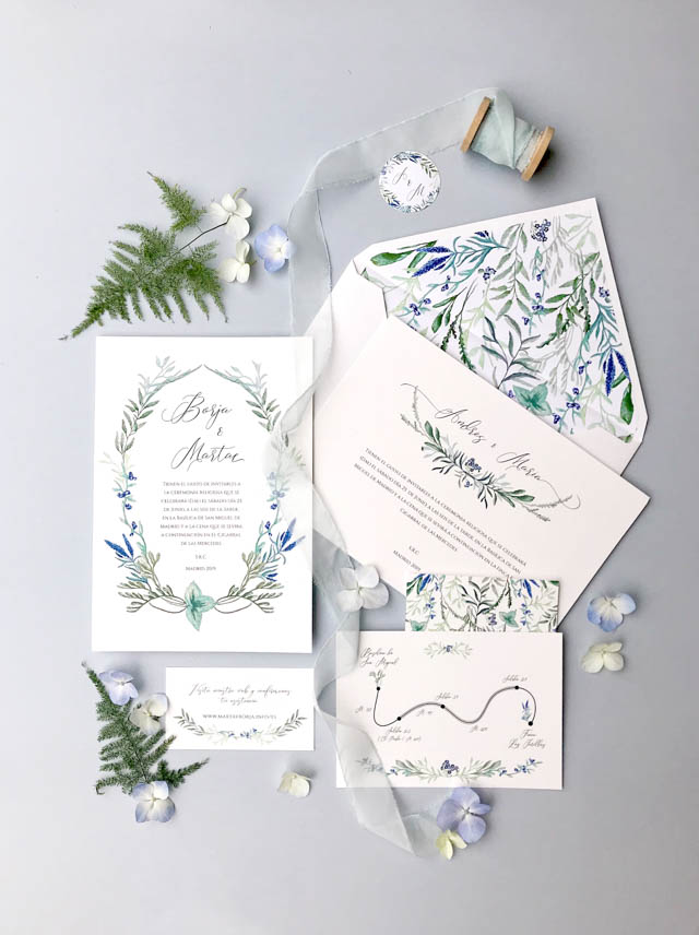 marmarina invitaciones boda papelería sello sobre forrado