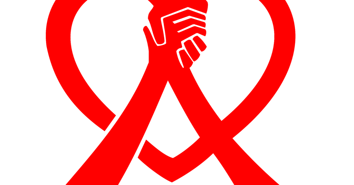 Love Shape Ribbon HIV AIDS Symbol Vector Graphic Logo Design Stock Vector  Image & Art - Alamy