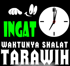 gambar ajakan sholat tarawih bergerak