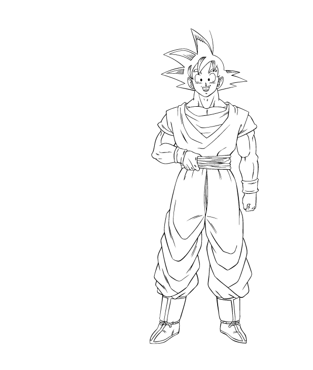 TUTORIALES : Tutorial pintar un dibujo DRAGON BALL con Photoshop