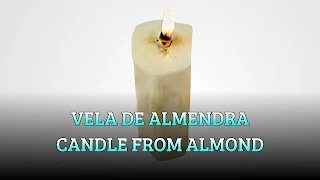 Vela comestible, OIL WICK, Edible candle