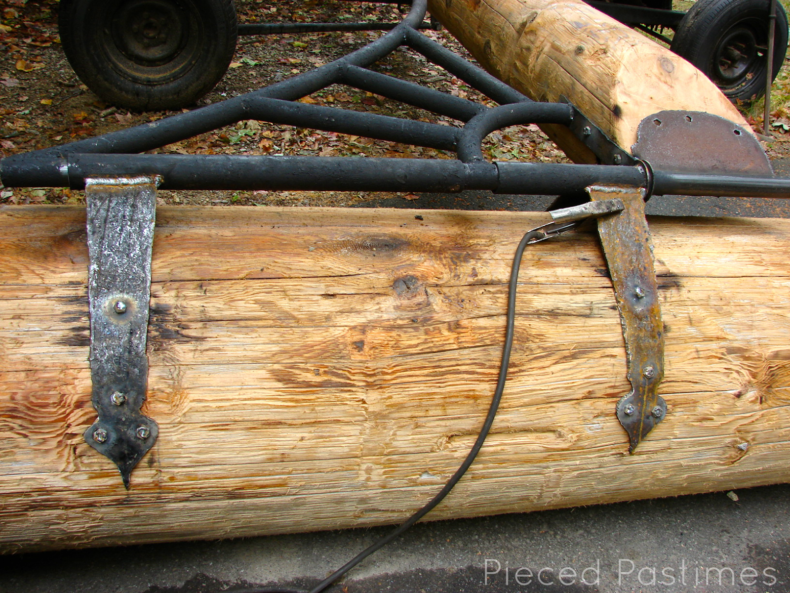 Pieced Pastimes Pole Gate Entrance Part 1 Building the Gate