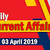 Kerala PSC Daily Malayalam Current Affairs 03 Apr 2019