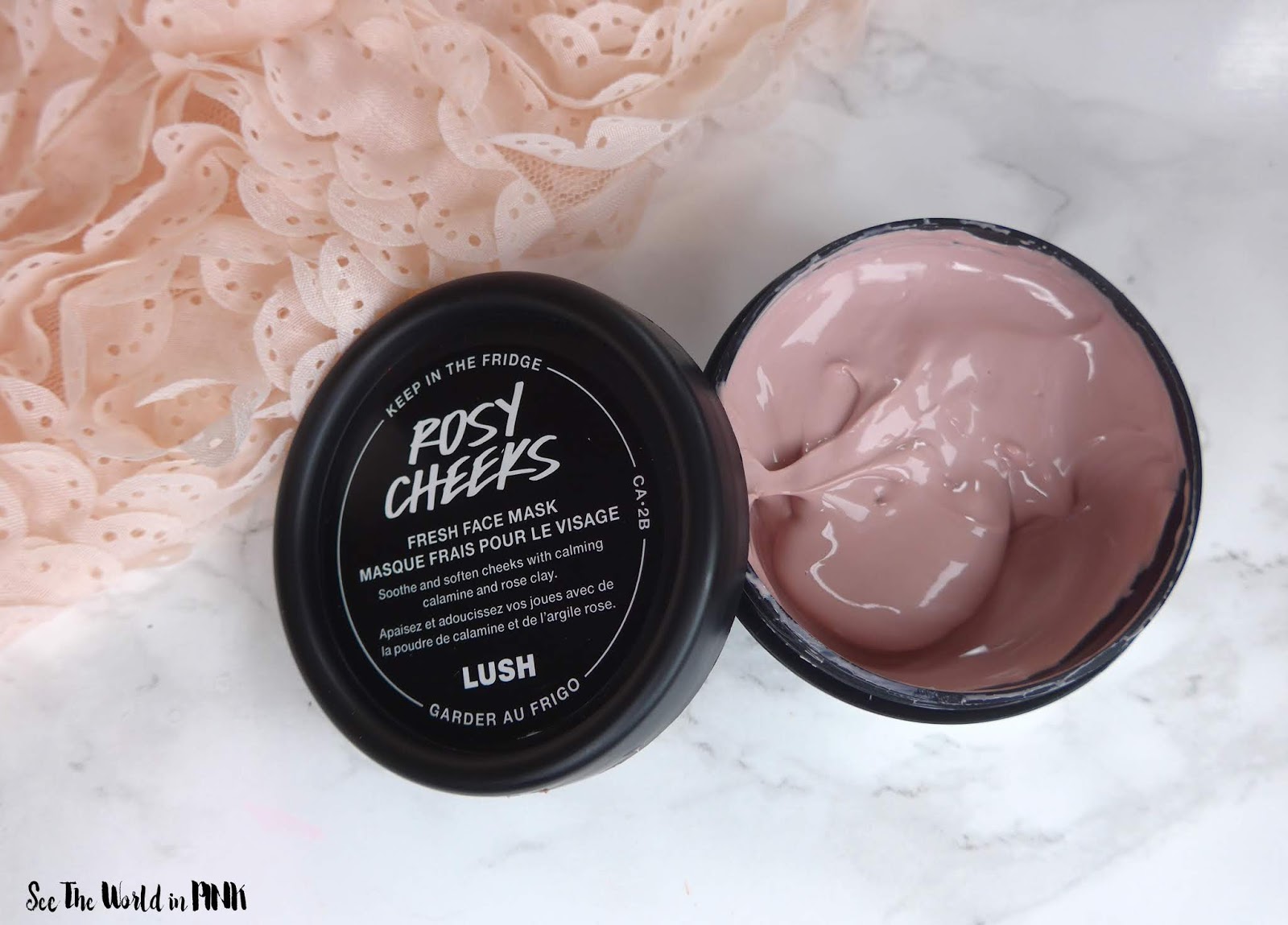 Lush Rosy Cheeks Fresh Face Mask - Try-on and Review! 