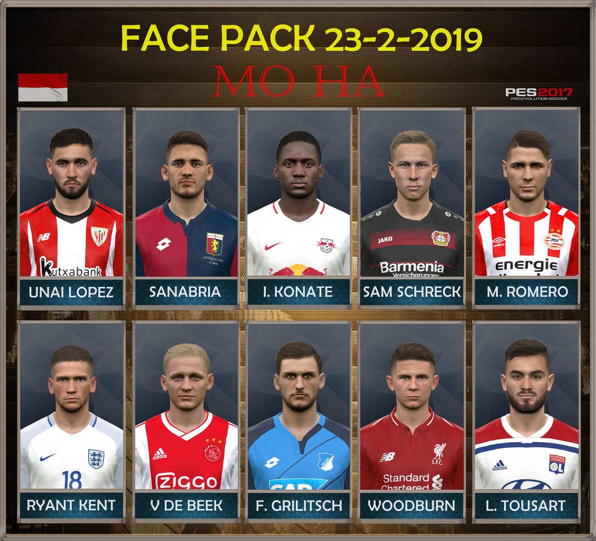 PES 2017 Facepack 27-1-2020 by Mo Ha ~