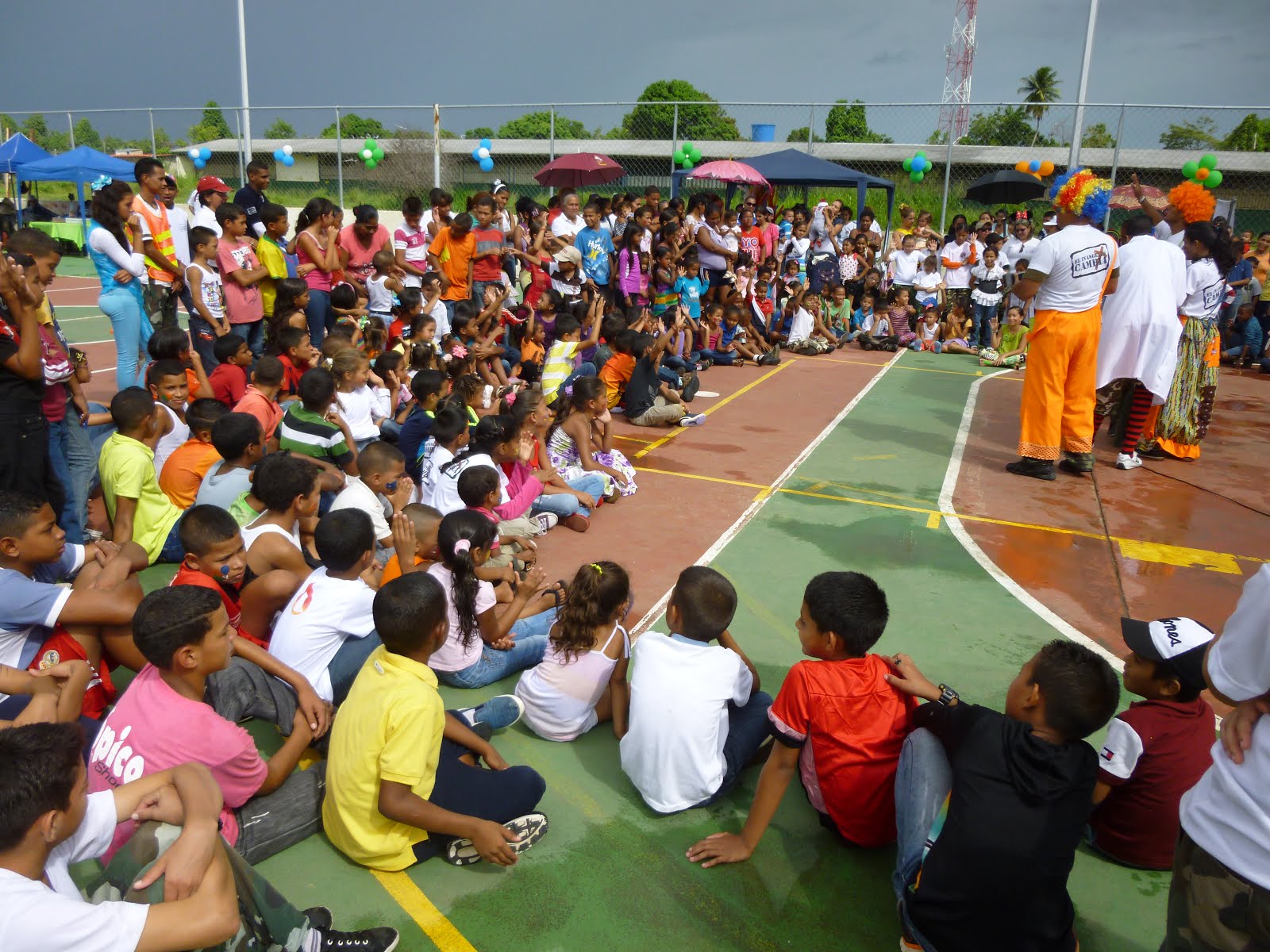 Celebración del Dia del Niño 2014 comunidad 25 de Marzo en San Félix