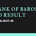 Bank of Baroda PO Result 2017, Probationary Officer Exam Cut Off