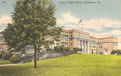 Retiring Guy: Liberty High School, Bethlehem, Pa. (Postcard Series)