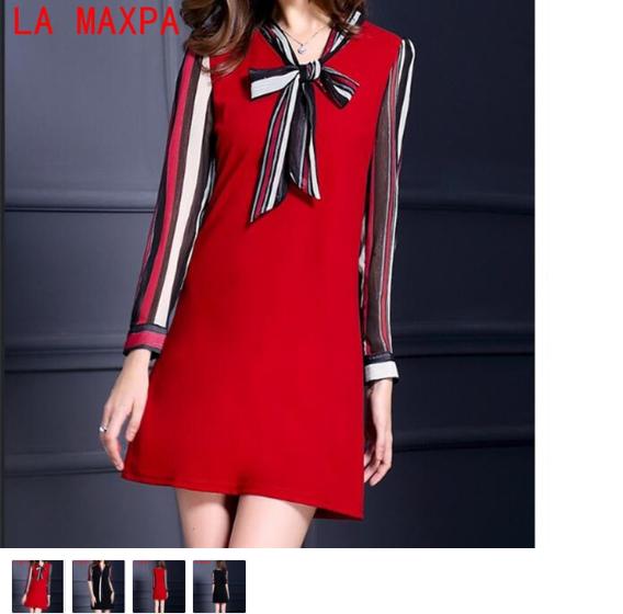Red And Gray Dress - Online Fashion Shop Germany