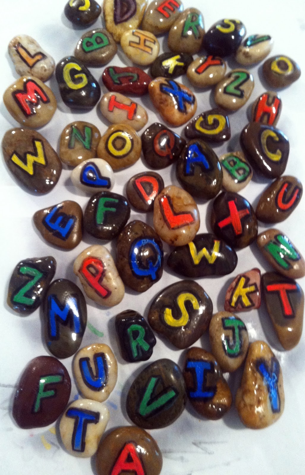 Alphabet Rocks | The Happier Homemaker