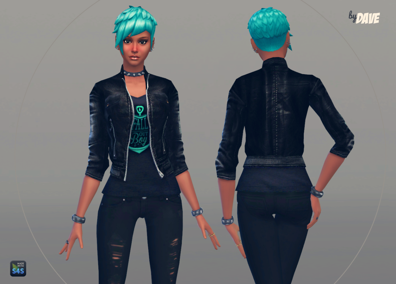 Sims 4 cyberpunk clothes фото 15