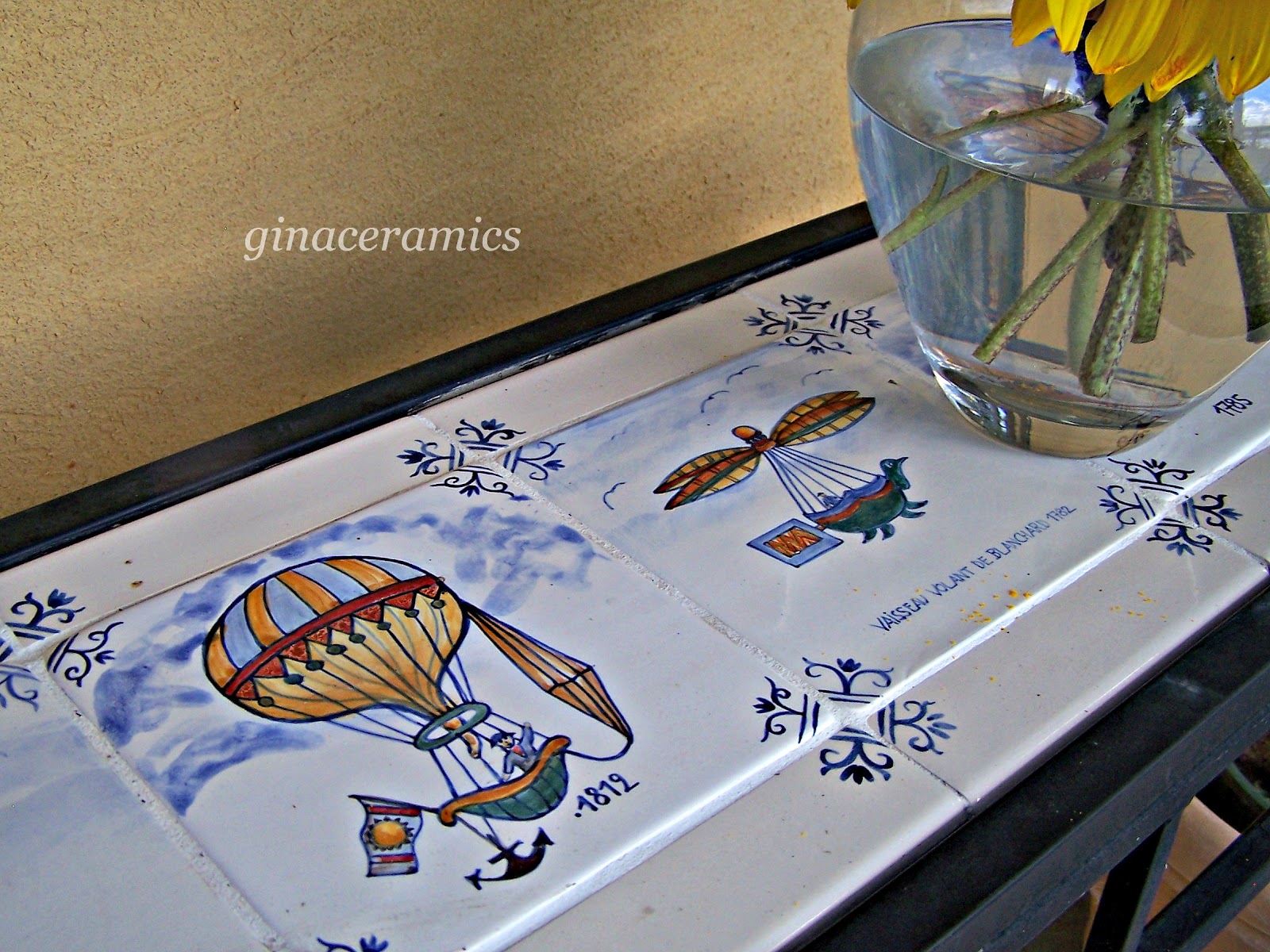 Art and Alfalfa: A new Ceramic Tile Table