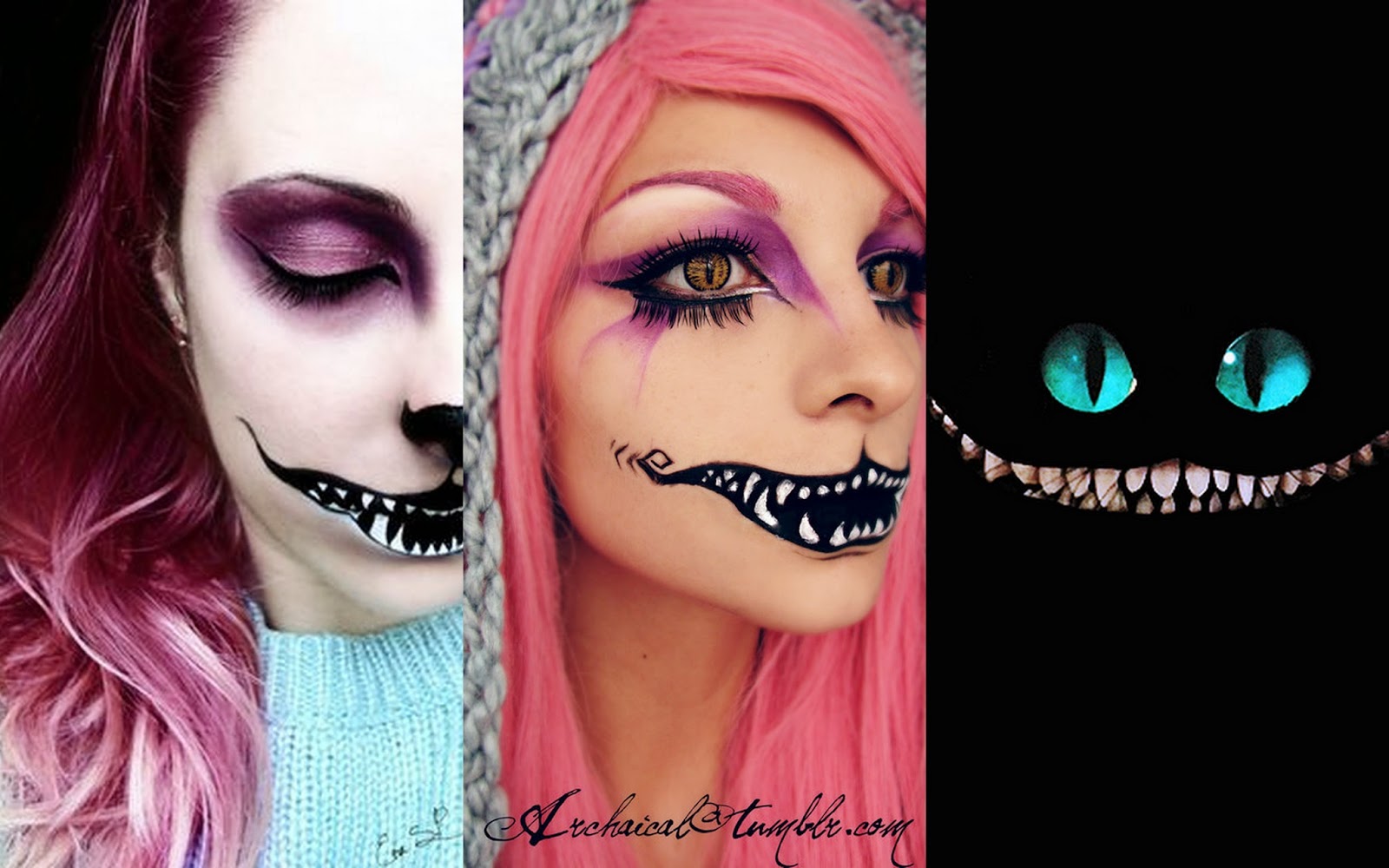 CreepyVel the blog of creepy beauty Cheshire cat mouth stencil for